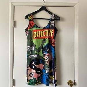 All over print spandex Batman dress.